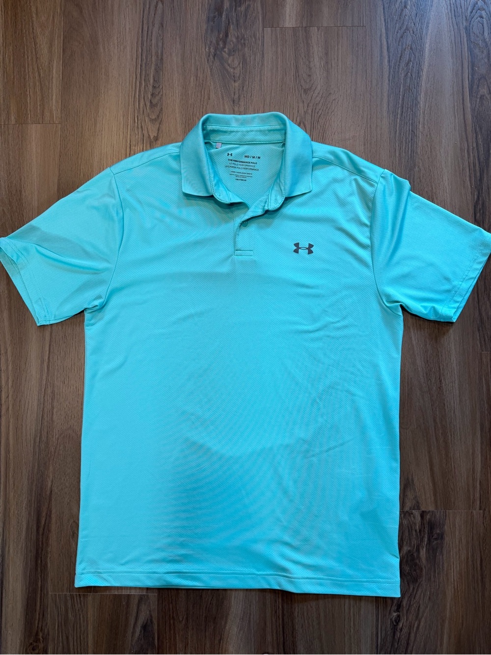 Under Armour Men’s Aqua/Turquoise Performance Polo Shirt